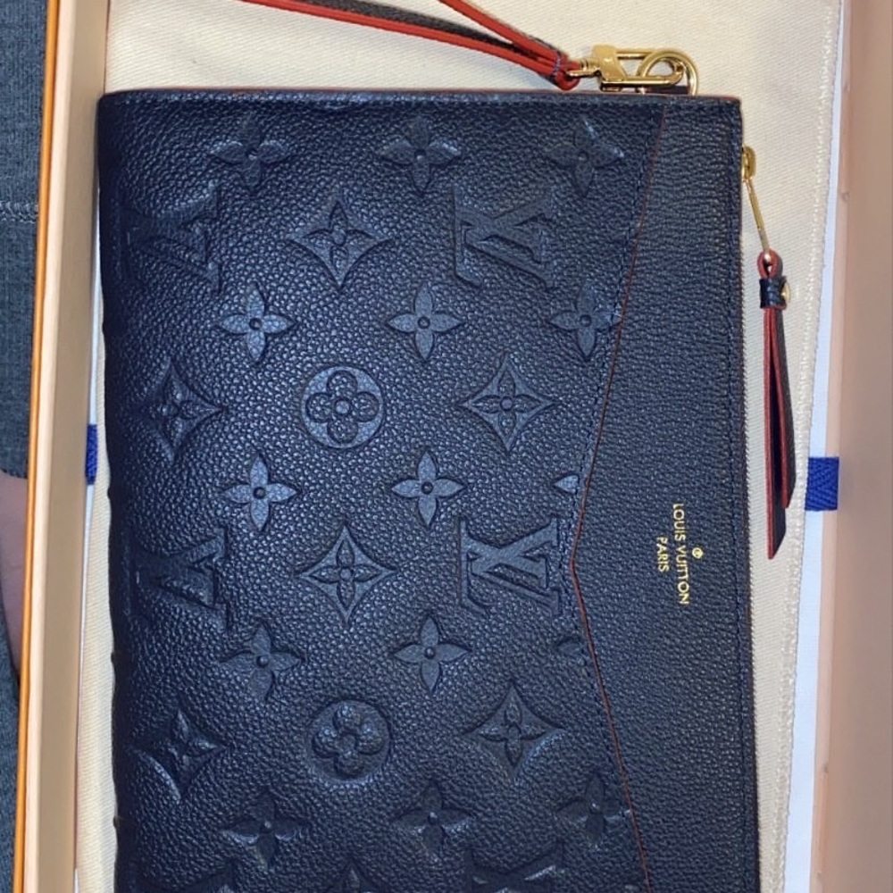 COPY - Louis Vuitton POCHETTE MÉLANIE MM Navy/Red - Picture 2 of 6